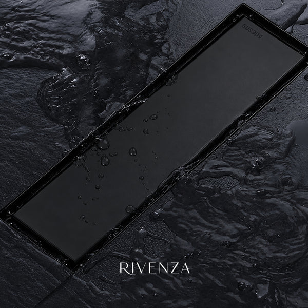 Desague Ciego Para Ducha Rivenza Negra | RVZ-52