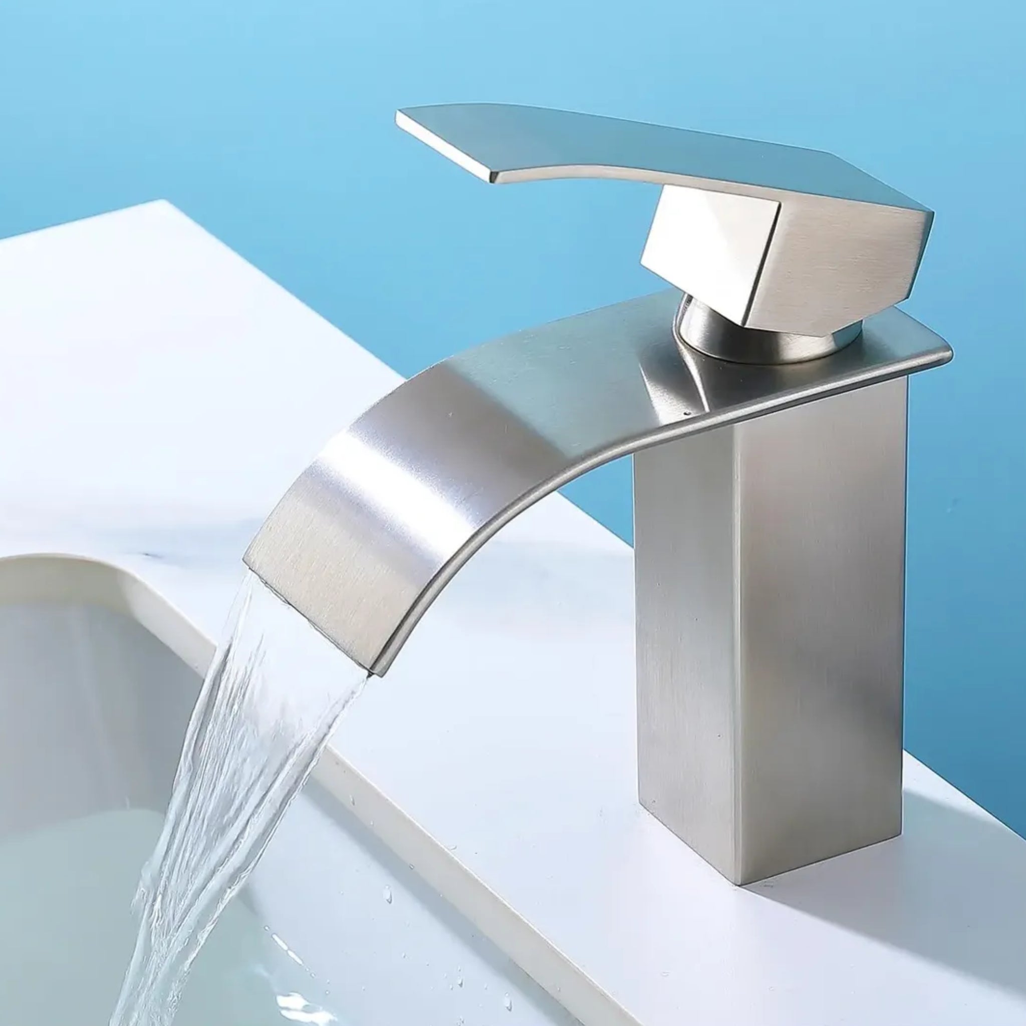 Grifería lavabo cascada
