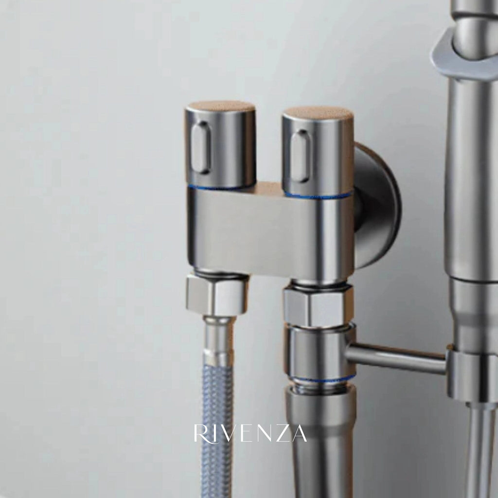 Set higiénico para inodoro (acero inox)