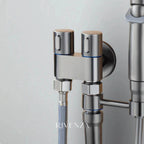 Set higiénico para inodoro (acero inox)