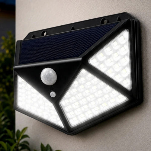 Aplique solar 100 LED (batería 14500)