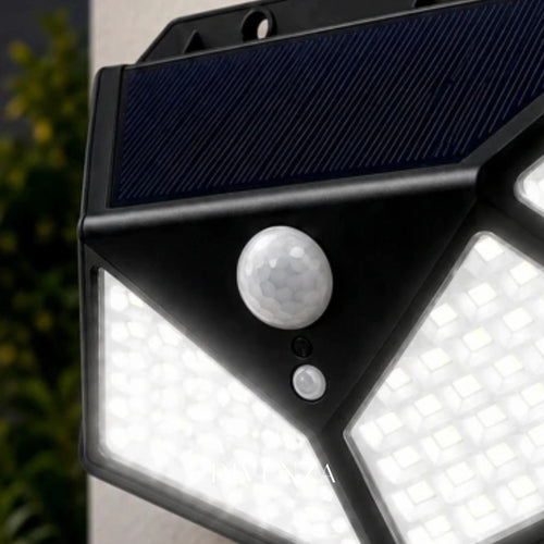 Aplique solar 100 LED (batería 14500)
