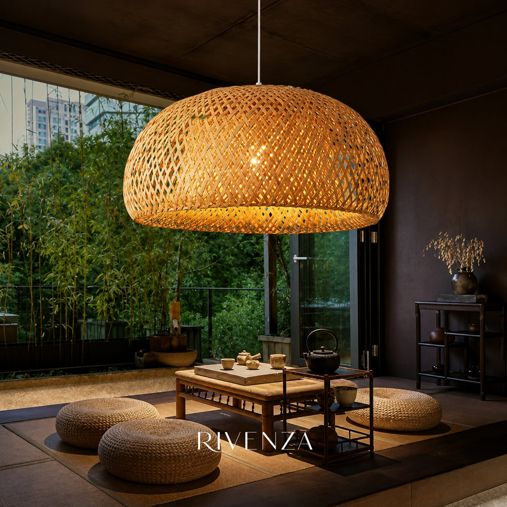 Colgante Bambu Natural 45cm | RVZ-200