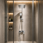 Grifería Columna Ducha Rivenza Premium Gris | RVZ-41