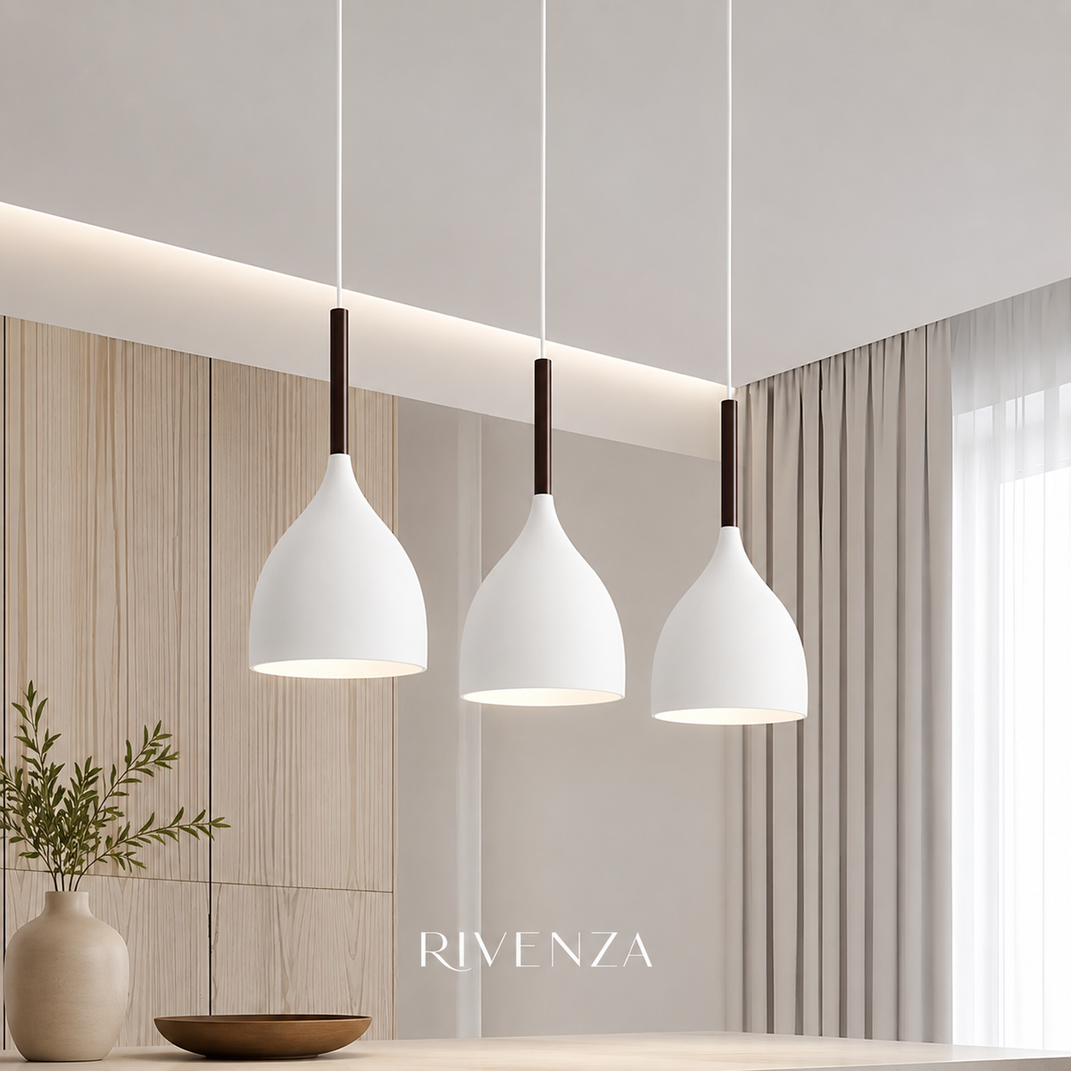 Luminaria Colgante Blanco| RVZ-234