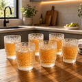 Set Vasos Apilables Vidrio Transparente | RVZ-136