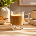 Set 6 Tazas con Asa Vidrio Transparente | RVZ-147