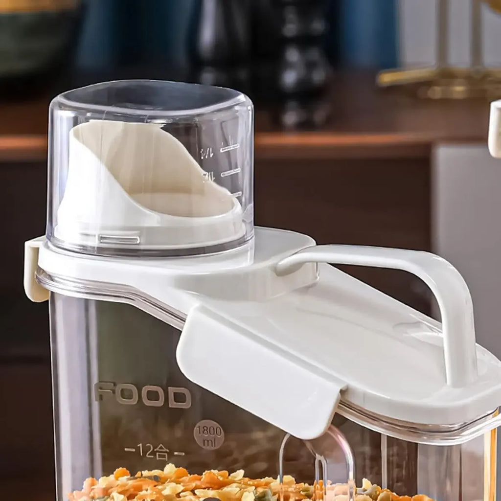 Frasco Recipiente Organizador Grande 1,6L Blanco | RVZ-154