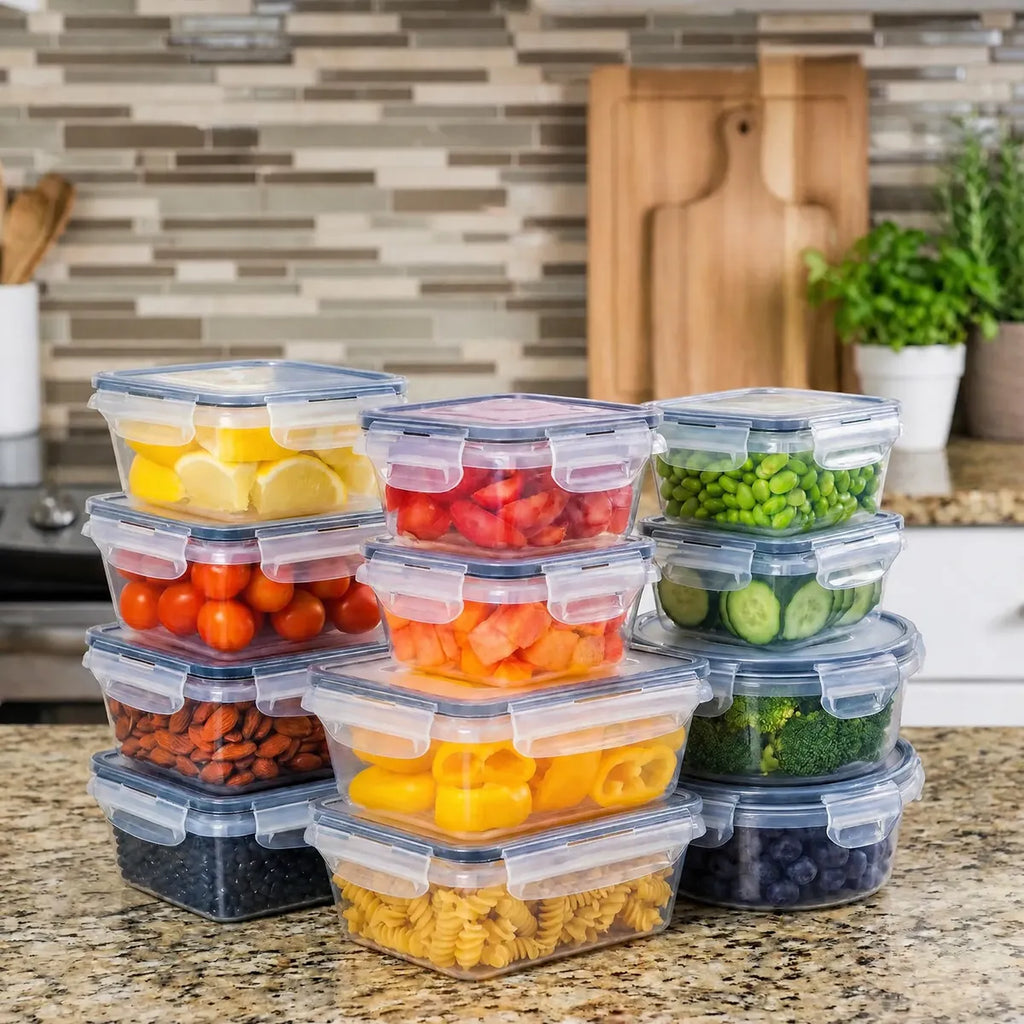 Set 12 Lunch Boxes Contenedores | RVZ-157