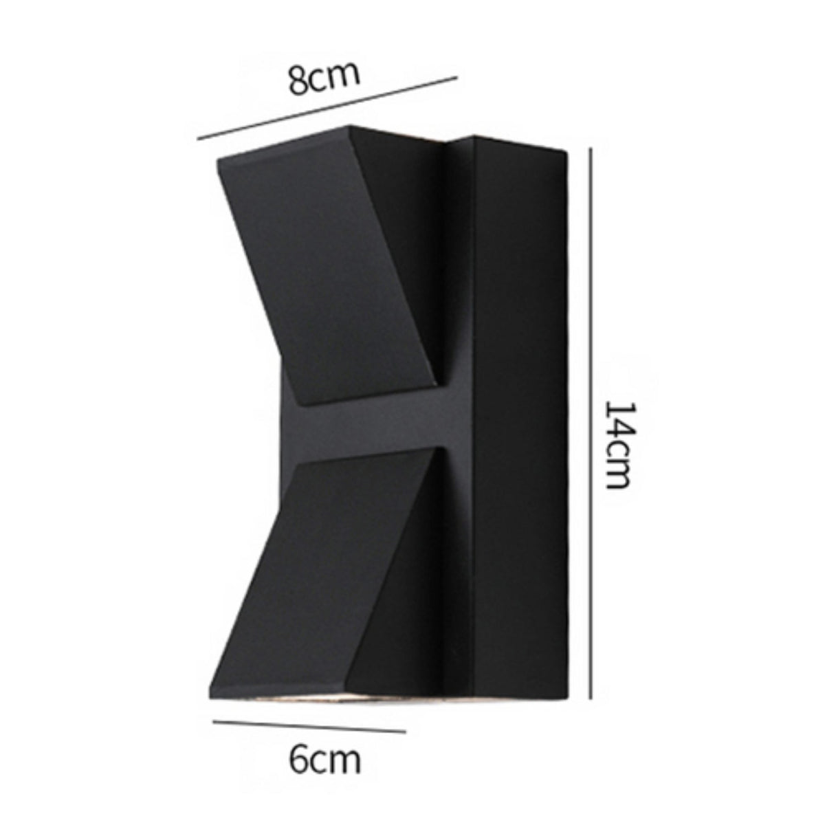 Aplique de Pared Compacto 14.5×8cm | RVZ-180 - Vista 3