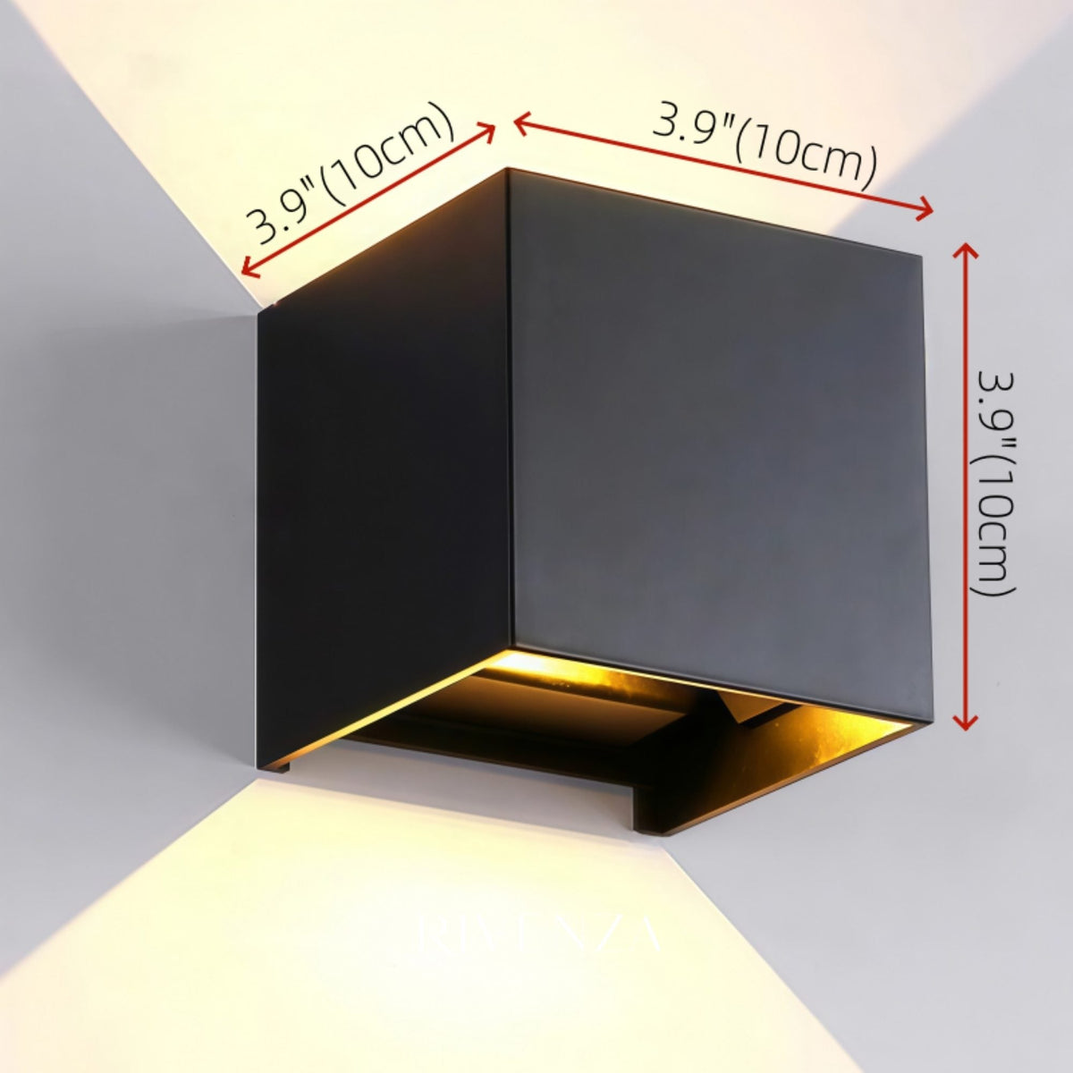 Aplique de Pared Cubo 10cm | RVZ-183