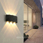 Aplique de Pared Rectangular 17×8cm | RVZ-187 - Vista 2