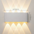 Aplique de Pared Rectangular 22×8cm | RVZ-188 - Vista 5