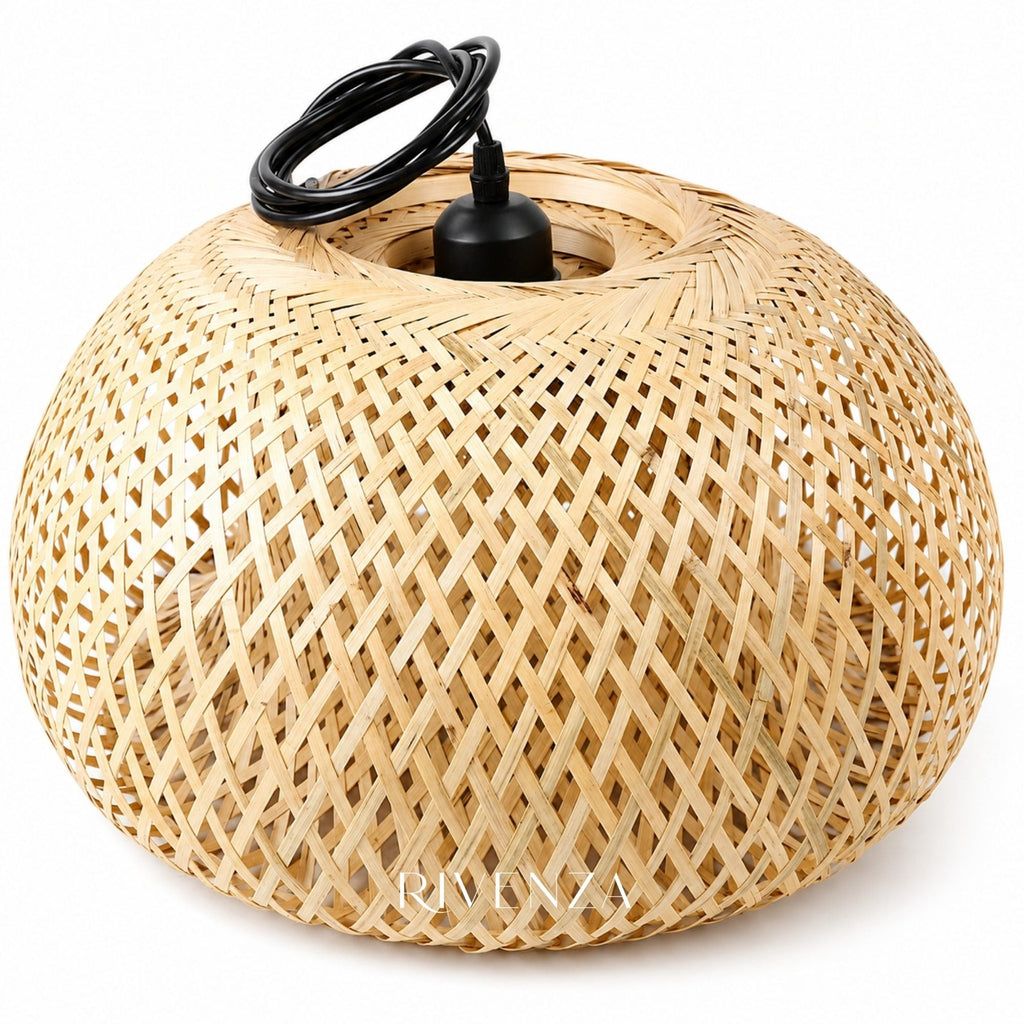 Colgante Ratán Natural 30×18cm | RVZ-199 - Vista 11
