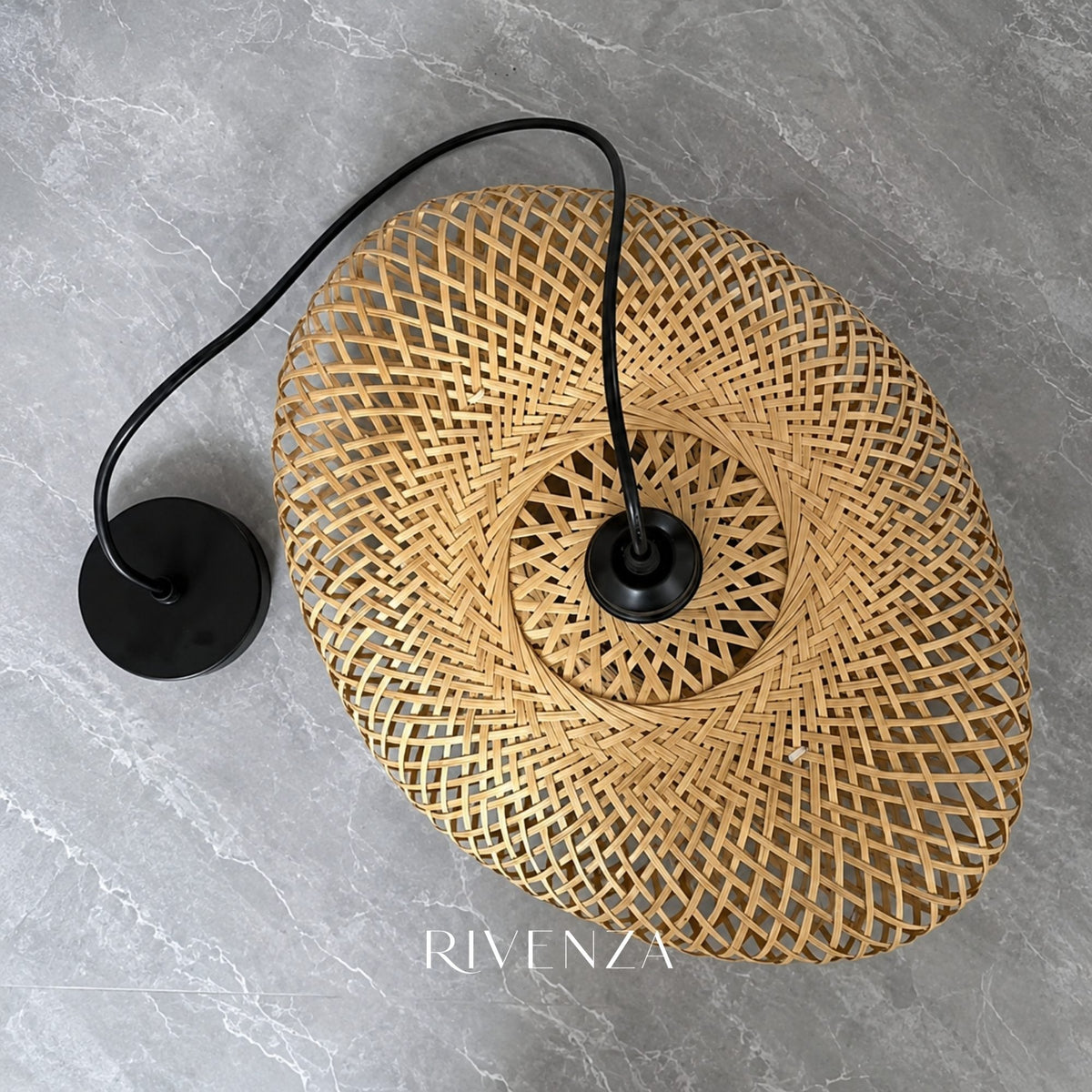 Colgante Ratán Natural 40×25cm | RVZ-201 - Vista 3