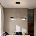 Colgante Circular LED Tricolor Negro 60cm | RVZ-203
