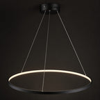 Colgante Circular LED Tricolor Negro 60cm | RVZ-203