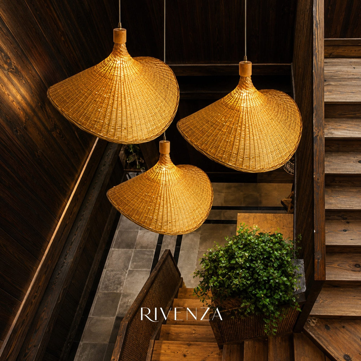 Colgante Negro 30×25cm | RVZ-206 - Vista 3