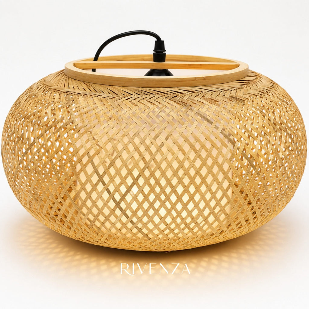 Colgante Ratán Natural 40×20cm | RVZ-208 - Vista 6
