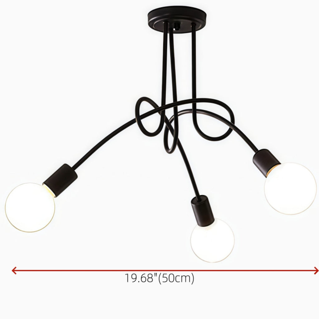 Araña 3 Luces | RVZ-209 - Vista 3