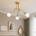 Lampara Araña 3 Luces Dorado | RVZ-210