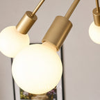Lampara Araña 3 Luces Dorado | RVZ-210