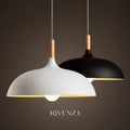Colgante Luminaria Disco Blanco 35cm | RVZ-212