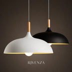Colgante Luminaria Disco Blanco 35cm | RVZ-212