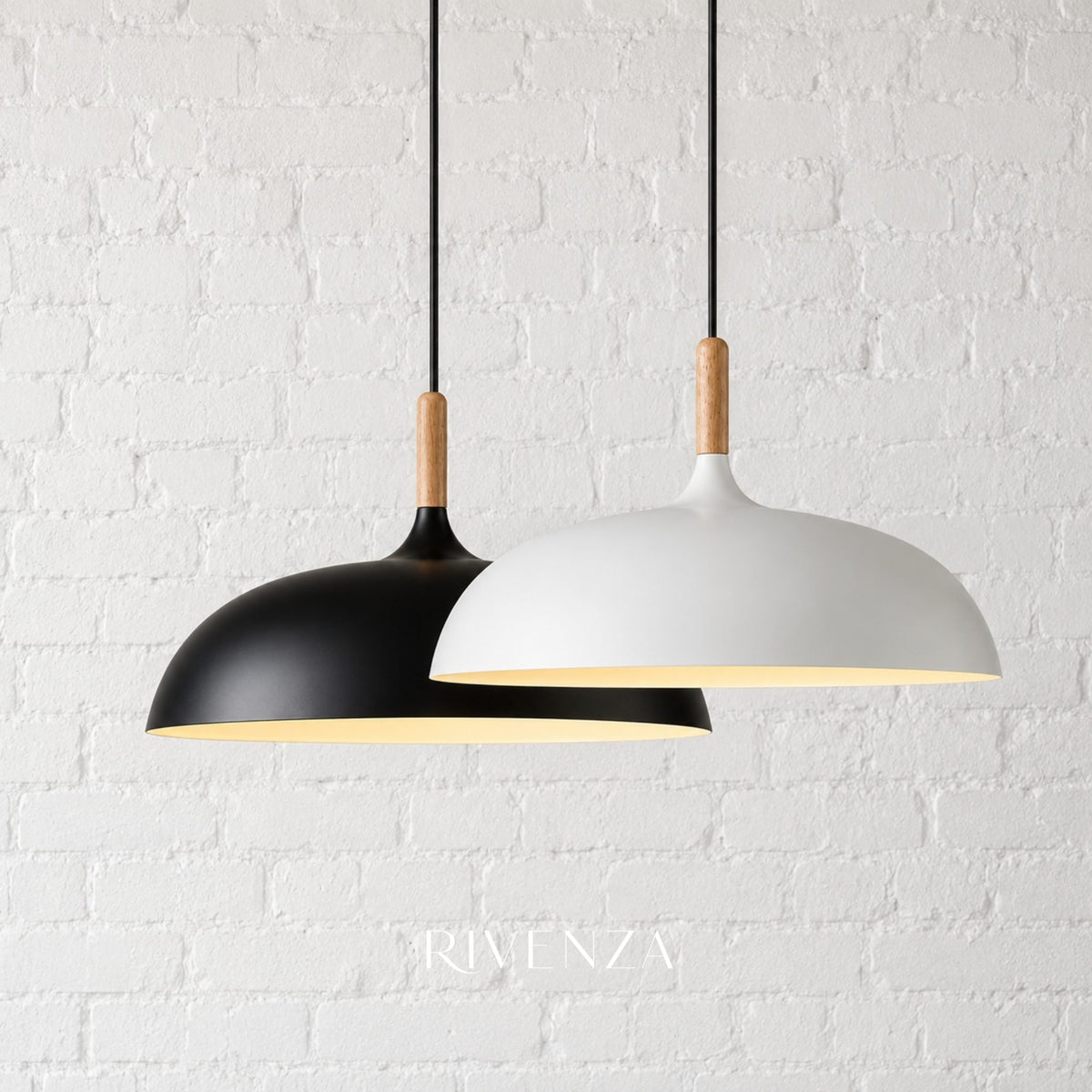 Colgante Luminaria Disco Blanco 35cm | RVZ-212