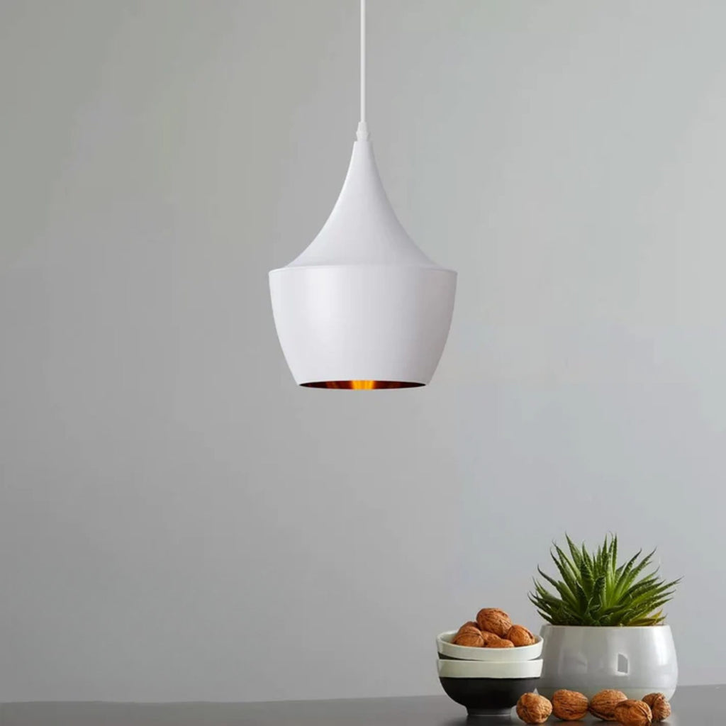 Colgante Cono Blanco 23x30cm | RVZ-220