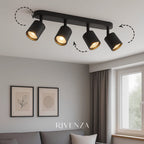 Plafón Riel 4 Focos 58cm | RVZ-240 - Vista 2