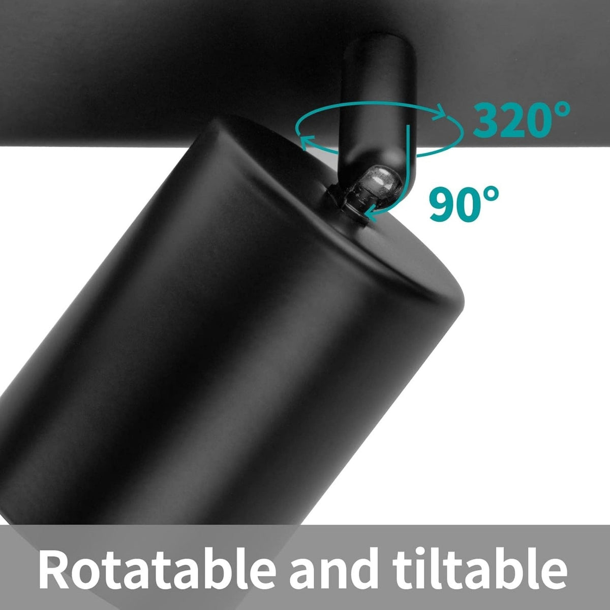 Plafón Riel 4 Focos 58cm | RVZ-240 - Vista 3