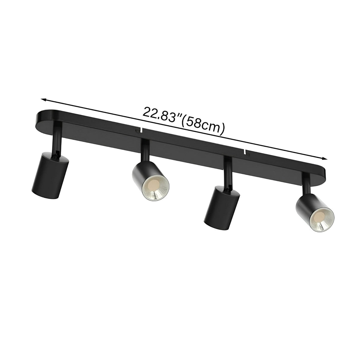 Plafón Riel 4 Focos 58cm | RVZ-240 - Vista 4