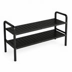 Rejilla Bajo Mesada Doble Capa 4+4 Acero Negro | RVZ-90