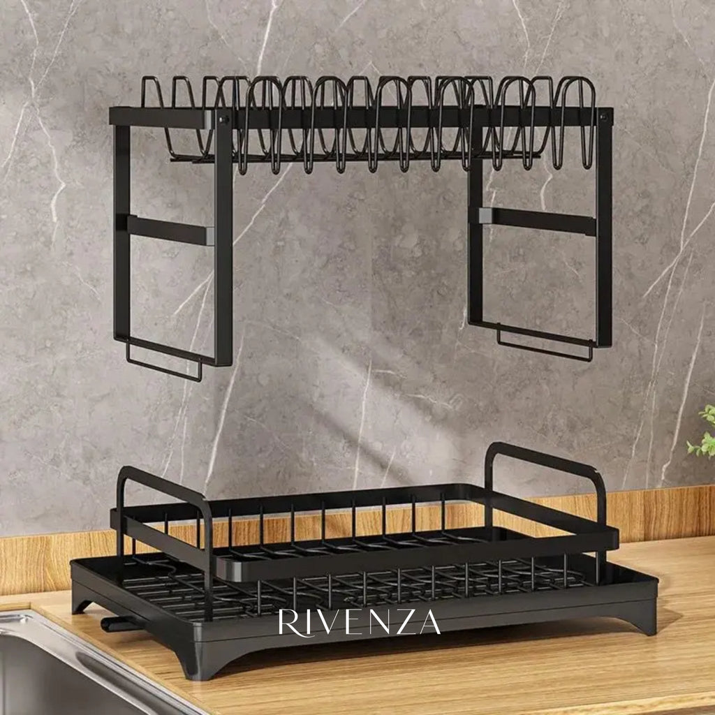 Escurridor Seca Platos De Metal Vajilla Niveles 2 Calidad | RVZ-91
