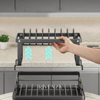 Escurridor de Platos 2 Niveles Negro | RVZ-94