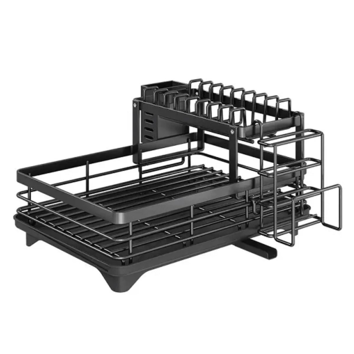 Escurridor de Platos 2 Niveles Negro | RVZ-94