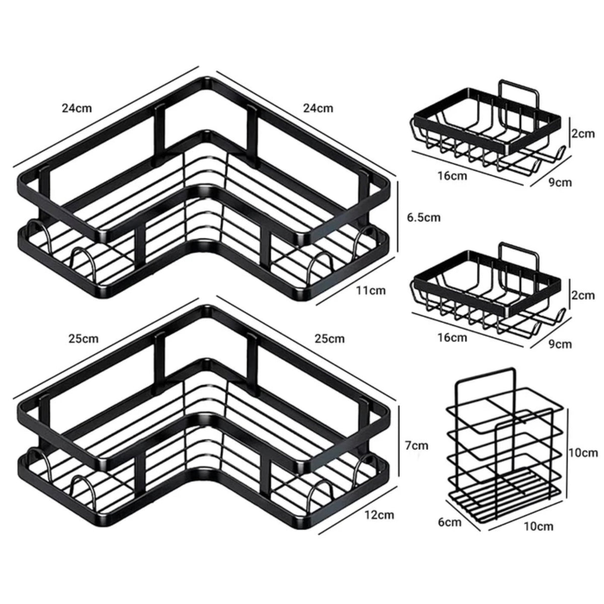 Set 5 Piezas Rack Esquinero Organizador | RVZ-100