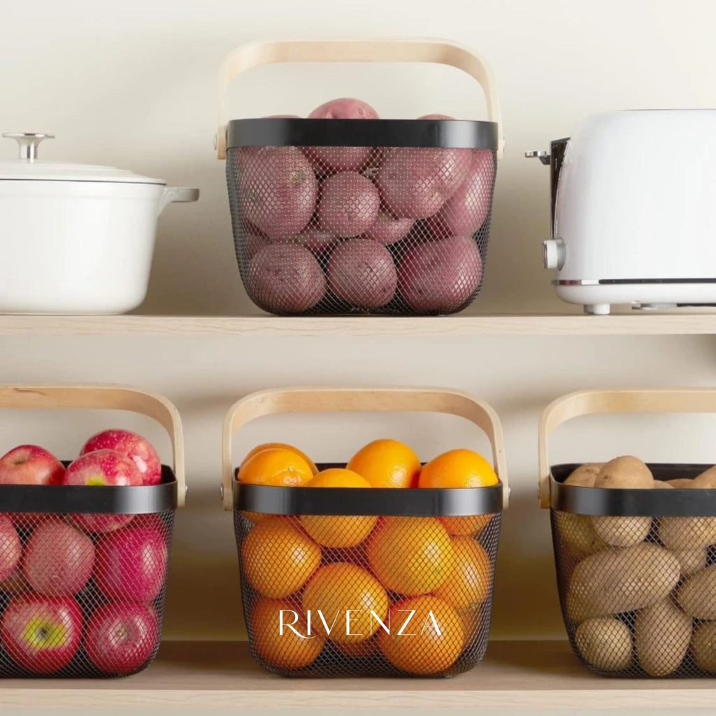 Canasta Decorativa Organizador 24cm | RIVENZA