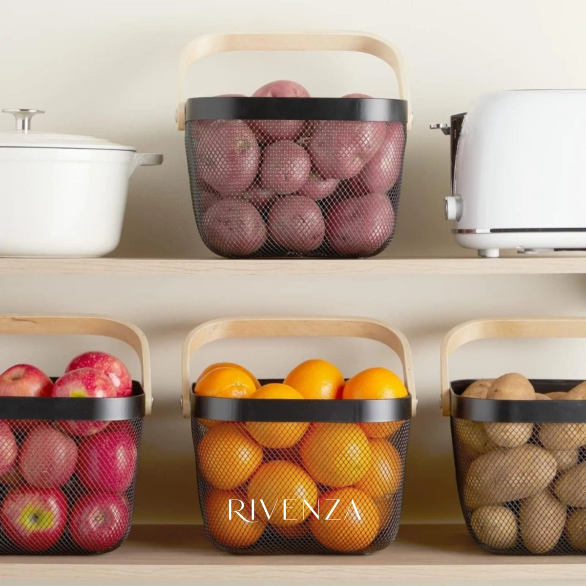 Canasta Decorativa Organizador 24cm | RIVENZA
