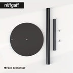 Porta Rollo Servilletero De Mesa Soporte Papel Toalla Cocina Negra | RVZ-108