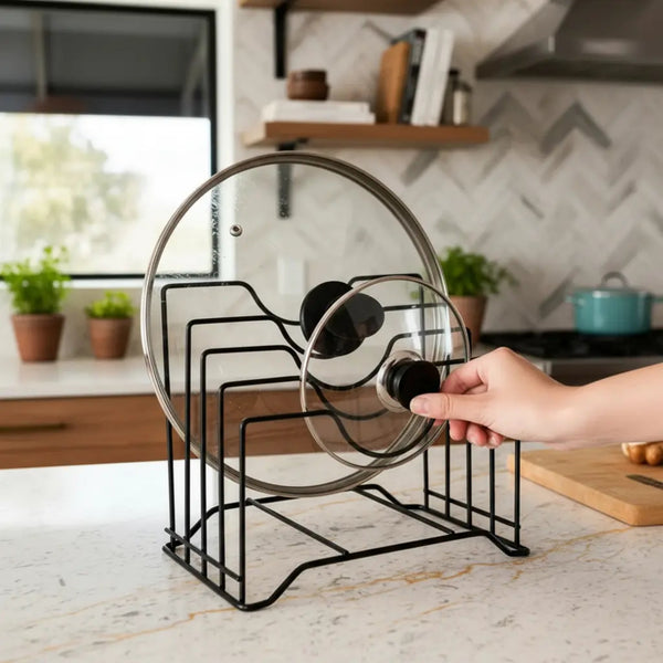 Organizador Soporte Separador Metal Tapas Ollas Tabla Cocina | RVZ-111