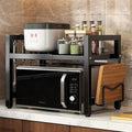Soporte Organizador Estante Microonadas Extensible 1 Nivel 40-60cm | RVZ-112