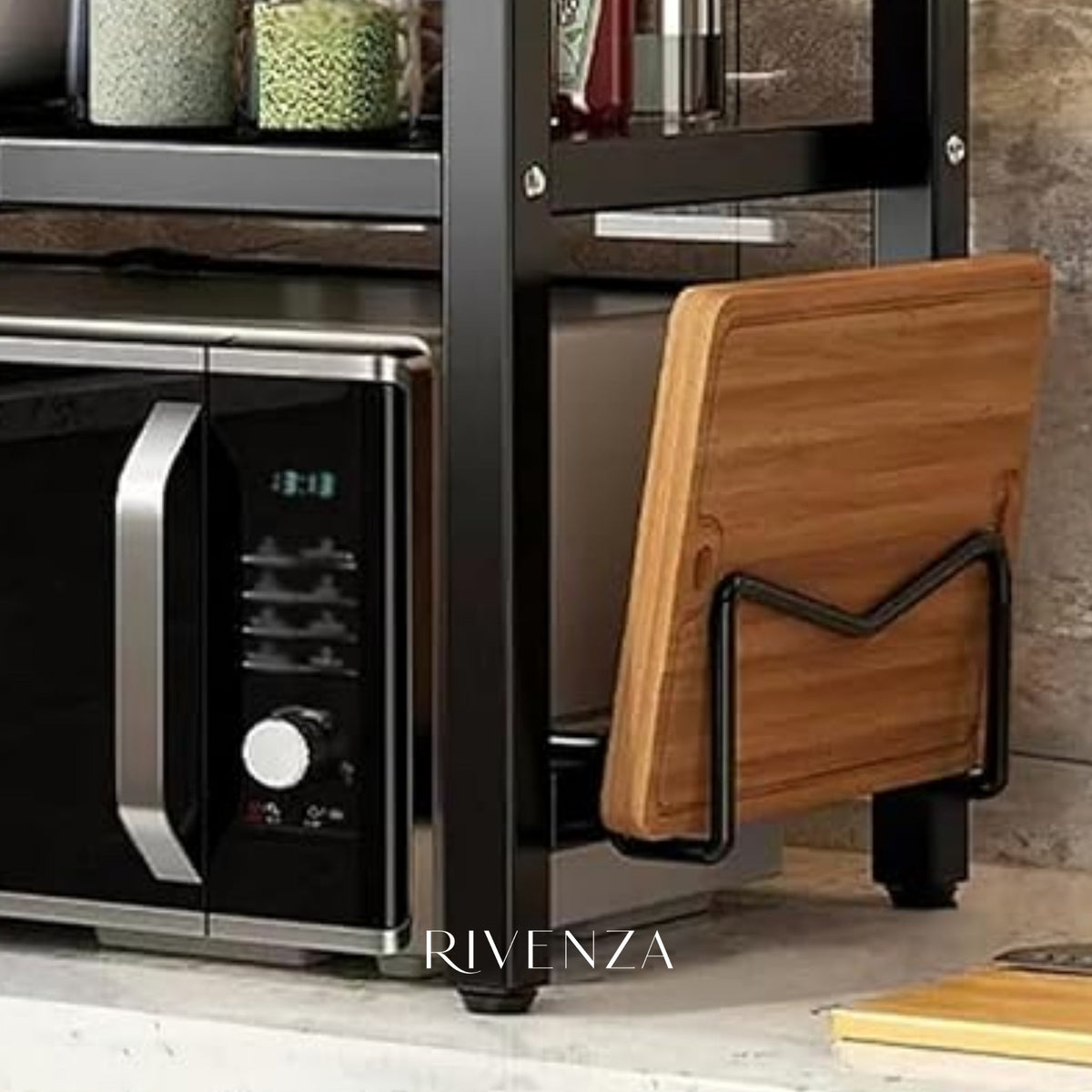 Soporte Organizador Estante Microonadas Extensible 1 Nivel 40-60cm | RVZ-112