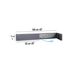 Tendedero Plegable de Pared para Ropa y Toallas 80cm | RVZ-117