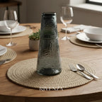 Jarra con Vaso Individual 850ml Gris Electroplateado | RVZ-143