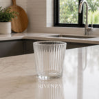 Set 6 Vasos Cuadrados 220ml Transparente | RVZ-145