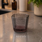 Set 6 Vasos Cuadrados 220ml Gris | RVZ-146