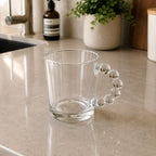 Set 6 Tazas Perla Grandes Transparente | RVZ-149