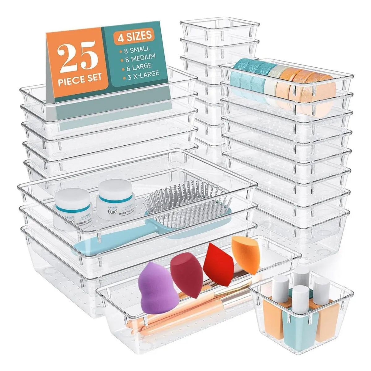 Set 25 Piezas Almacenamiento cocina y baño | RVZ-158